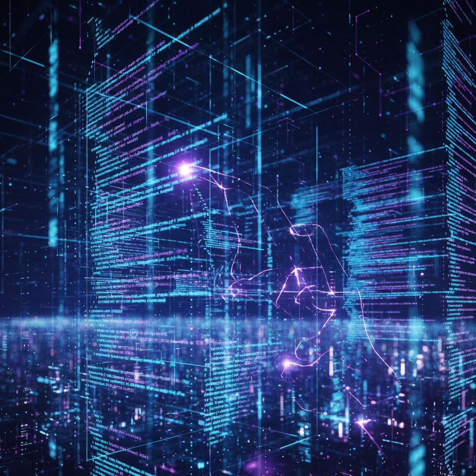 Illustration de code abstrait