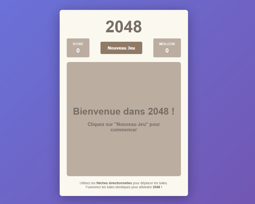 Jeu 2048